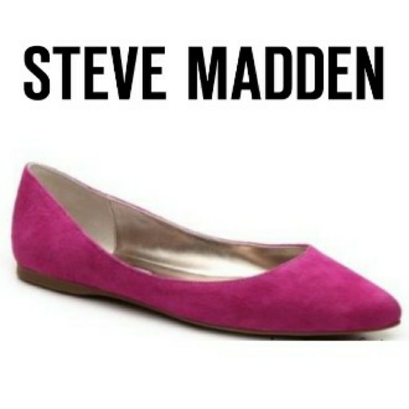 steve madden pink flats